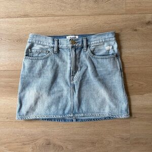 Frame Denim Classic Blue Mini Skirt Size 26
